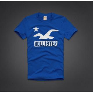 T-shirt Hollister Homme Bleu